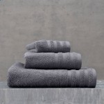 Πετσέτα Προσώπου (50x90) Πενιέ Rythmos Lagoon Γκρι