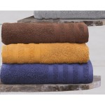 Πετσέτα Λουτρού (70x140) Πενιέ Rythmos Lagoon Καφέ