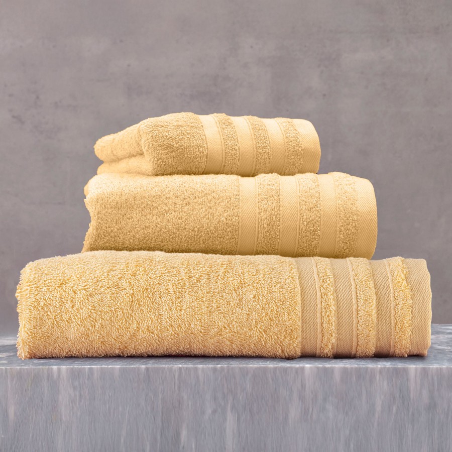 Πετσέτα Χειρός (40x60) Πενιέ Rythmos Lagoon Κίτρινο