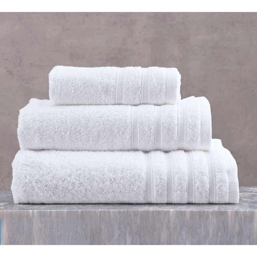 Πετσέτα Λουτρού (70x140) Πενιέ Rythmos Lagoon Λευκό