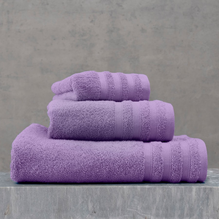 Πετσέτα Χειρός (40x60) Πενιέ Rythmos Lagoon Μωβ