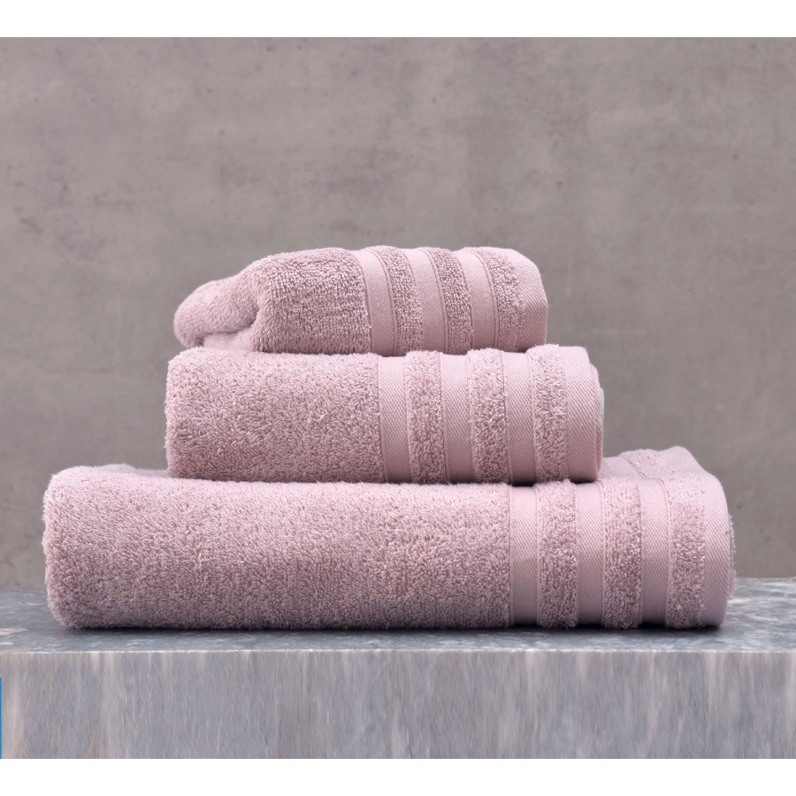 Πετσέτα Χειρός (40x60) Πενιέ Rythmos Lagoon Πούδρα