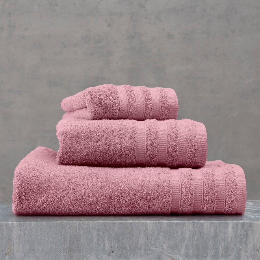 Πετσέτα Χειρός (40x60) Πενιέ Rythmos Lagoon Ροδί