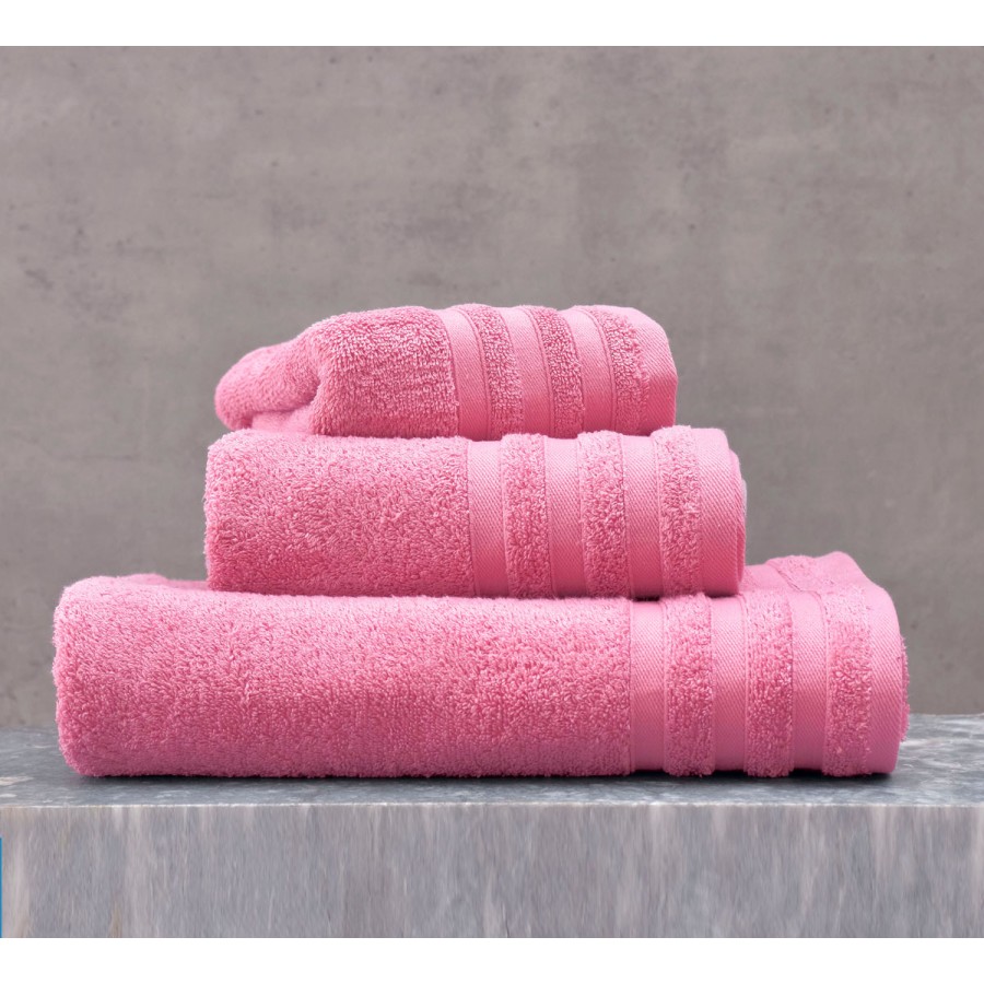 Πετσέτα Προσώπου (50x90) Πενιέ Rythmos Lagoon Ροζ