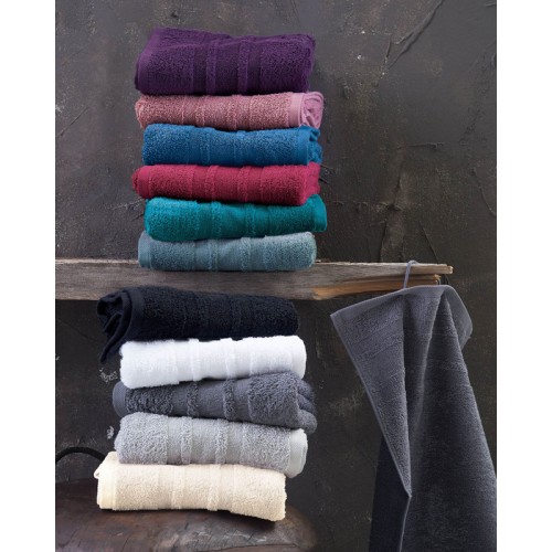 Πετσέτα Χειρός (30x50) Πενιέ Rythmos Laura Τερακότα