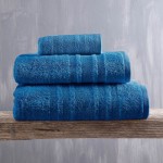 Πετσέτα Προσώπου (50x90) Πενιέ Rythmos Laura Μπλε