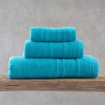 Πετσέτα Προσώπου (50x90) Πενιέ Rythmos Laura Πετρόλ