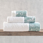 Σετ Πετσέτες 3 Τεμαχίων (Χεριών|Προσώπου|Λουτρού) 500γρ Rythmos Loreta Βεραμάν