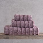 Πετσέτα Χεριών (30x50) Βαμβάκι 530 γραμ/τμ Rythmos Pyramid Μωβ