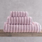 Πετσέτα Προσώπου (50x90) Βαμβάκι 500 γραμ/τμ Rythmos Thiva Πούδρα