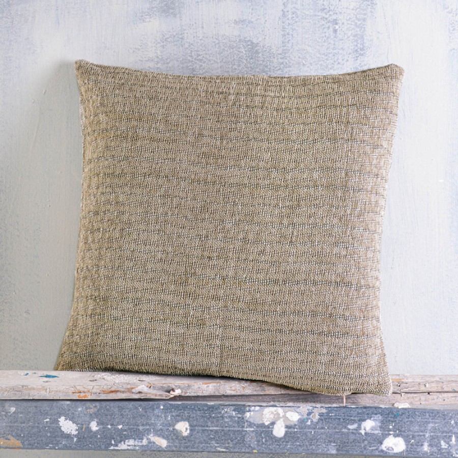 Διακοσμητική Θήκη (40x40) Ζακάρ για μαξιλάρια φιγούρας Rythmos Rachel Σκούρο Μπεζ