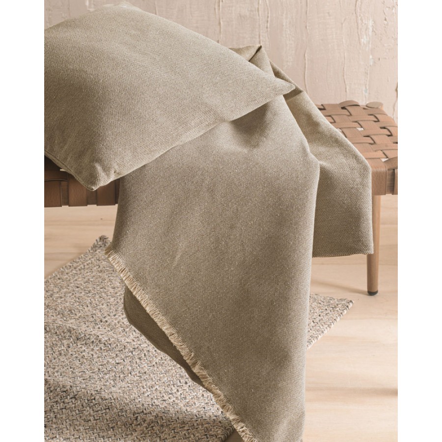 Ριχτάρι για Τετραθέσιο Καναπέ (180x330) Ζακάρ Rythmos Raven Καφέ