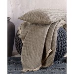 Ριχτάρι για Διθέσιο (180x240) Ζακάρ Διπλής Όψης Rythmos Reeves Μπεζ