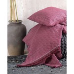 Ριχτάρι για Πολυθρόνα (160x180) Ζακάρ Διπλής Όψης Rythmos Reeves Μπορντό