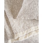 Ριχτάρι για Διθέσιο Καναπέ Rythmos (180x240) Σενίλ Ζακάρ Rythmos Bianco Εκρού