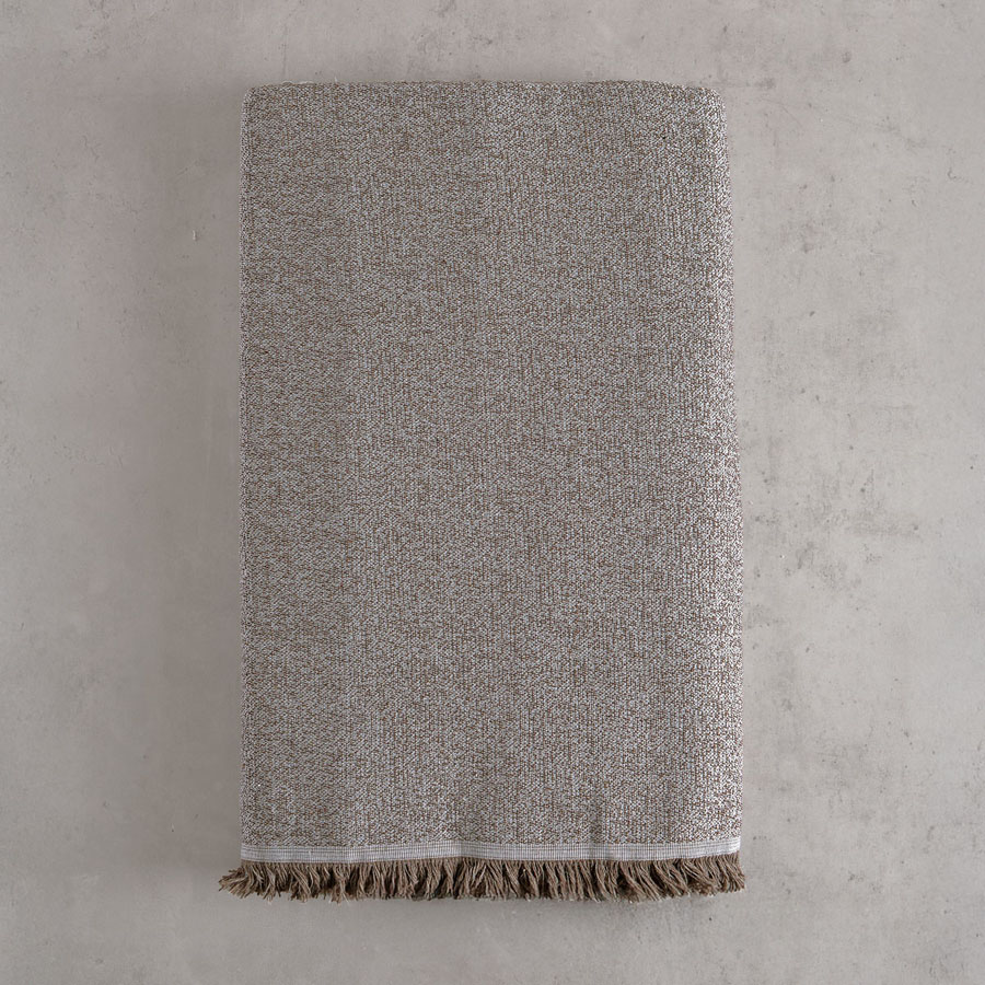 Ριχτάρι για Πολυθρόνα (160x180) Ζακάρ 4 Εποχών Rythmos Cadenza Καφέ