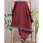 Ριχτάρι για Διθέσιο Καναπέ (180x240) Ζακάρ 4 Εποχών Rythmos Cadenza Μπορντό