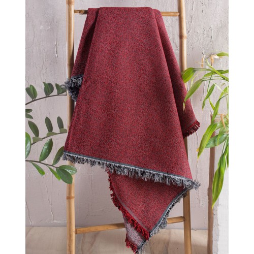 Ριχτάρι για Πολυθρόνα (160x180) Ζακάρ 4 Εποχών Rythmos Cadenza Μπορντό