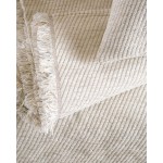 Ριχτάρι για Πολυθρόνα (160x180) Σενίλ Μονόχρωμο Rythmos Charlie Εκρού