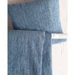 Ριχτάρι για Πολυθρόνα (160x180) Σενίλ Μονόχρωμο Rythmos Corvet Μπλε