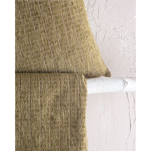 Ριχτάρι για Τετραθέσιο Καναπέ (180x330) Σενίλ Μονόχρωμο Rythmos Corvet Λαδί