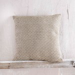 Διακοσμητική Μαξιλαροθήκη Φιγούρας (40x40) Ζακάρ Σενίλ Rythmos Editor Μπεζ