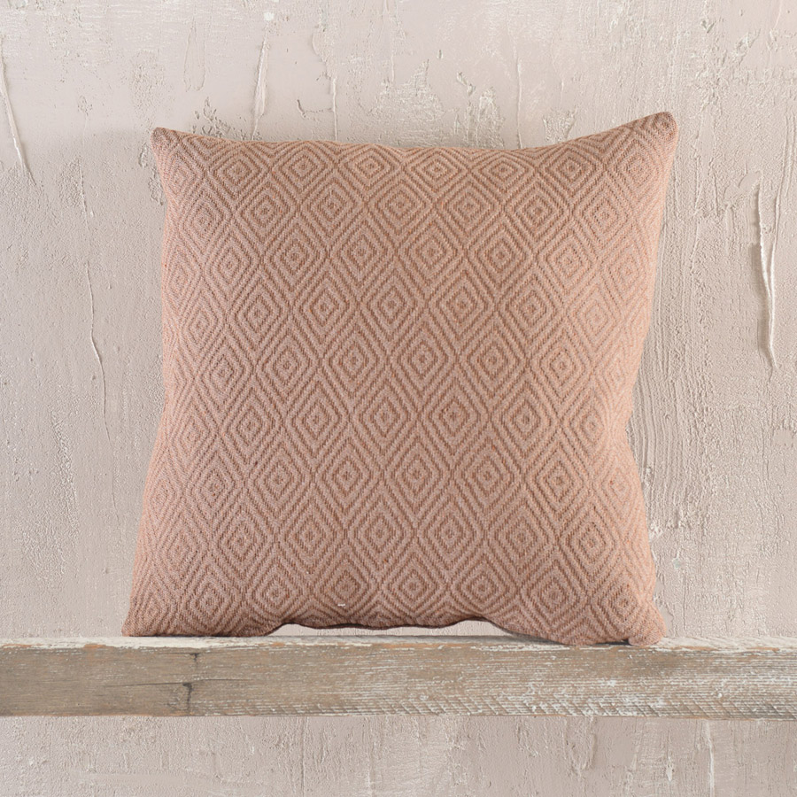 Διακοσμητική Θήκη για Μαξιλάρι (40x40) Ζακάρ Rythmos Elysse Καφέ