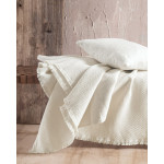 Ριχτάρι για Τριθέσιο Καναπέ (180x280) Ζακάρ 4 Εποχών Rythmos Elysse Εκρού