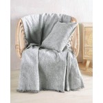 Ριχτάρι για Πολυθρόνα (160x180) Ζακάρ Σενίλ Rythmos Fidel Γκρι