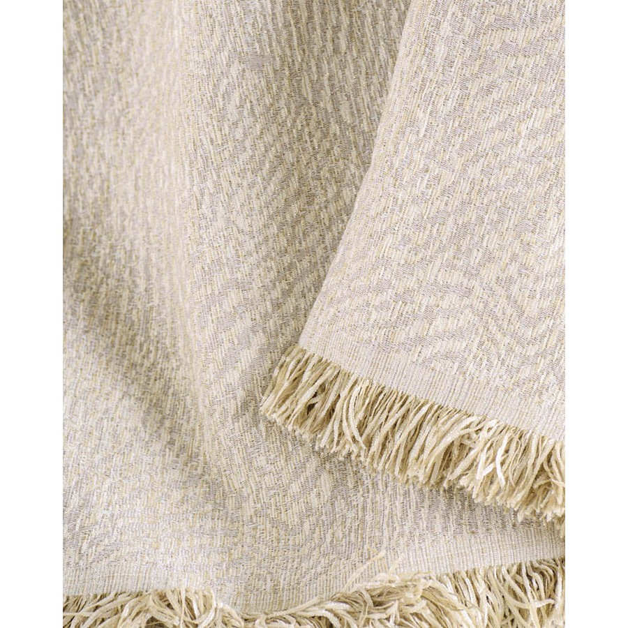 Ριχτάρι για Πολυθρόνα (160x180) Ζακάρ Σενίλ Rythmos Fidel Μπεζ