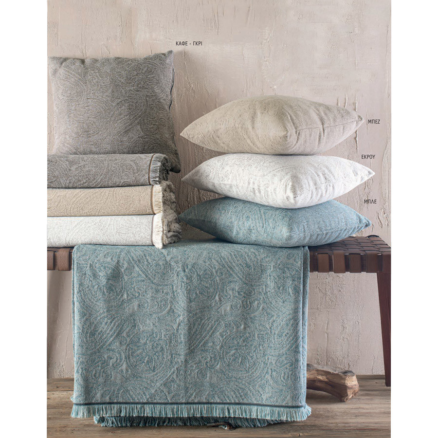 Ριχτάρι για Πολυθρόνα (160x180) Ζακάρ 4 Εποχών Rythmos Ivy Μπεζ