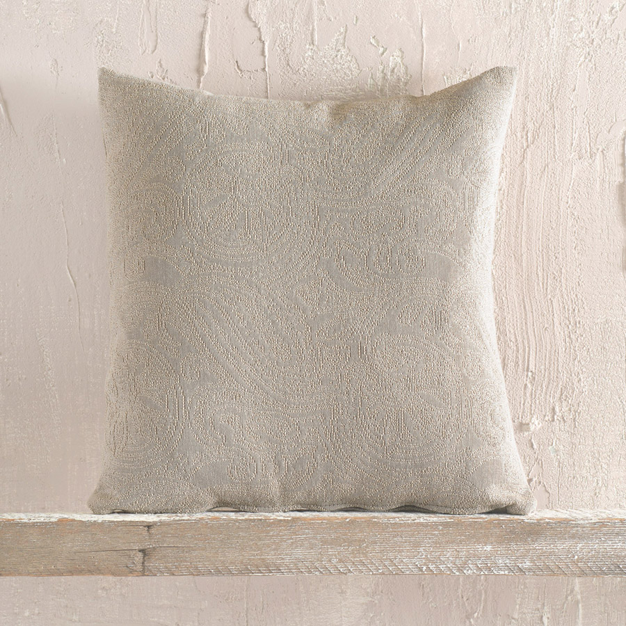 Διακοσμητική Θήκη για Μαξιλάρι (40x40) Ζακάρ Rythmos Ivy Μπεζ