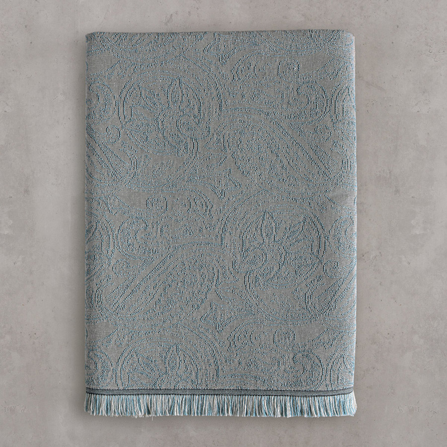 Ριχτάρι για Διθέσιο Καναπέ (180x240) Ζακάρ 4 Εποχών Rythmos Ivy Μπλε