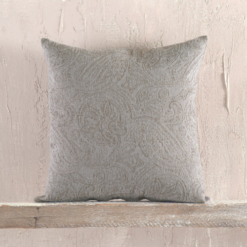Διακοσμητική Θήκη για Μαξιλάρι (40x40) Ζακάρ Rythmos Ivy Γκρι-Καφέ