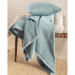 Ριχτάρι για Τριθέσιο Καναπέ (180x280) Ζακάρ 4 Εποχών Rythmos Kelsey Μπλε