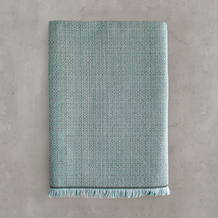 Ριχτάρι για Πολυθρόνα (160x180) Ζακάρ 4 Εποχών Rythmos Kelsey Μπλε