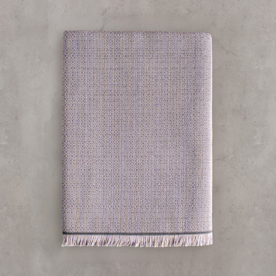 Ριχτάρι για Πολυθρόνα (160x180) Ζακάρ 4 Εποχών Rythmos Kelsey Μωβ