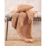 Ριχτάρι για Τετραθέσιο Καναπέ (180x330) Ζακάρ 4 Εποχών Rythmos Kelsey Τερακότα