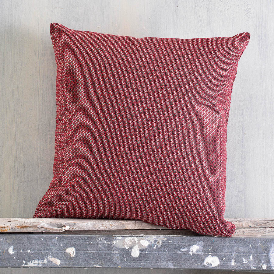 Μαξιλαροθήκη Διακοσμητική (40x40) Ζακάρ Rythmos Luna Μπορντό