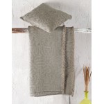 Ριχτάρι για Διθέσιο Καναπέ Rythmos (180x240) Σενίλ Ζακάρ Rythmos Melie Μπεζ