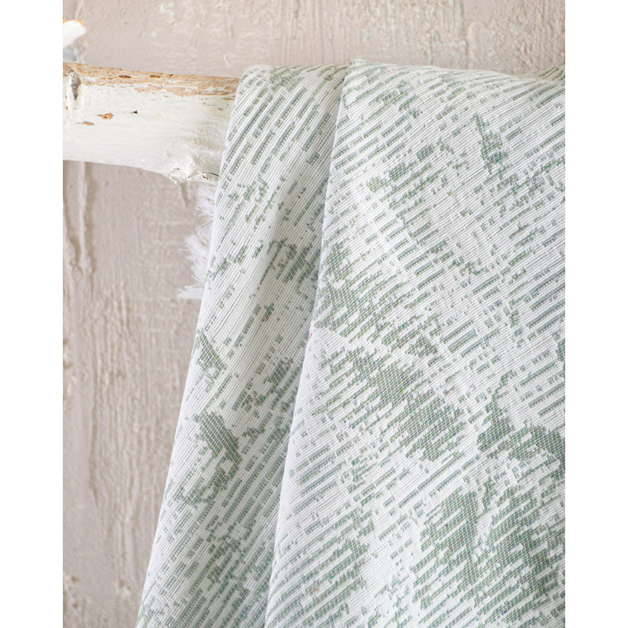 Ριχτάρι για Τριθέσιο Καναπέ (180x280) Ζακάρ Βαμβακερό Rythmos Peony Χακί