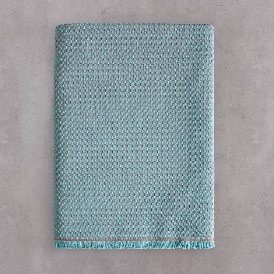 Ριχτάρι για Τριθέσιο Καναπέ (180x280) Ζακάρ 4 Εποχών Rythmos Rami Μπλε