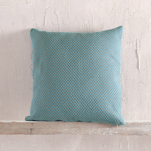 Διακοσμητική Θήκη για Μαξιλάρι (40x40) Ζακάρ Rythmos Rami Μπλε