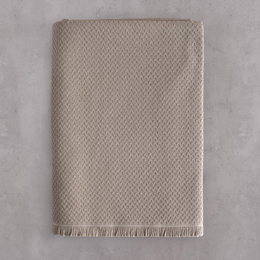 Ριχτάρι για Πολυθρόνα (160x180) Ζακάρ 4 Εποχών Rythmos Rami Καφέ