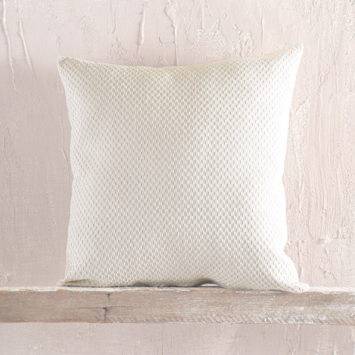 Διακοσμητική Θήκη για Μαξιλάρι (40x40) Ζακάρ Rythmos Rami Εκρού