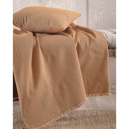 Ριχτάρι για Πολυθρόνα (160x180) Ζακάρ 4 Εποχών Rythmos Rami Τερακότα