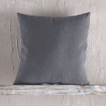 Μαξιλαροθήκη Διακοσμητική Φιγούρας (40 x 40) Ζακάρ Rythmos Reve Ανθρακί