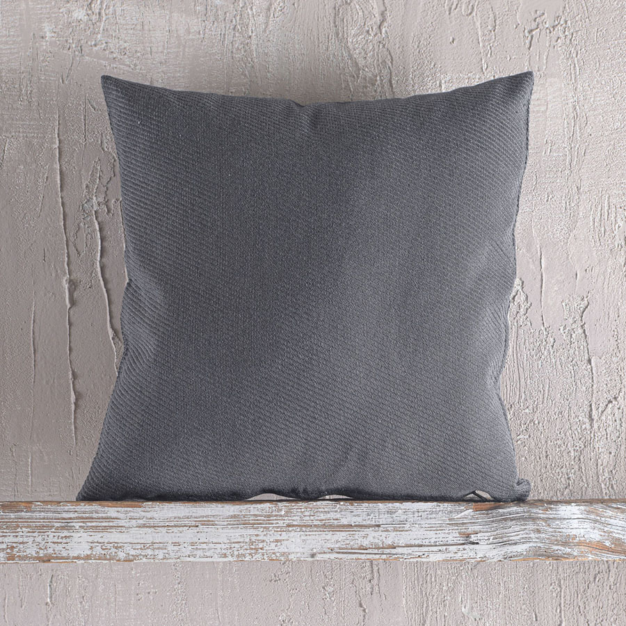 Μαξιλαροθήκη Διακοσμητική Φιγούρας (40 x 40) Ζακάρ Rythmos Reve Ανθρακί