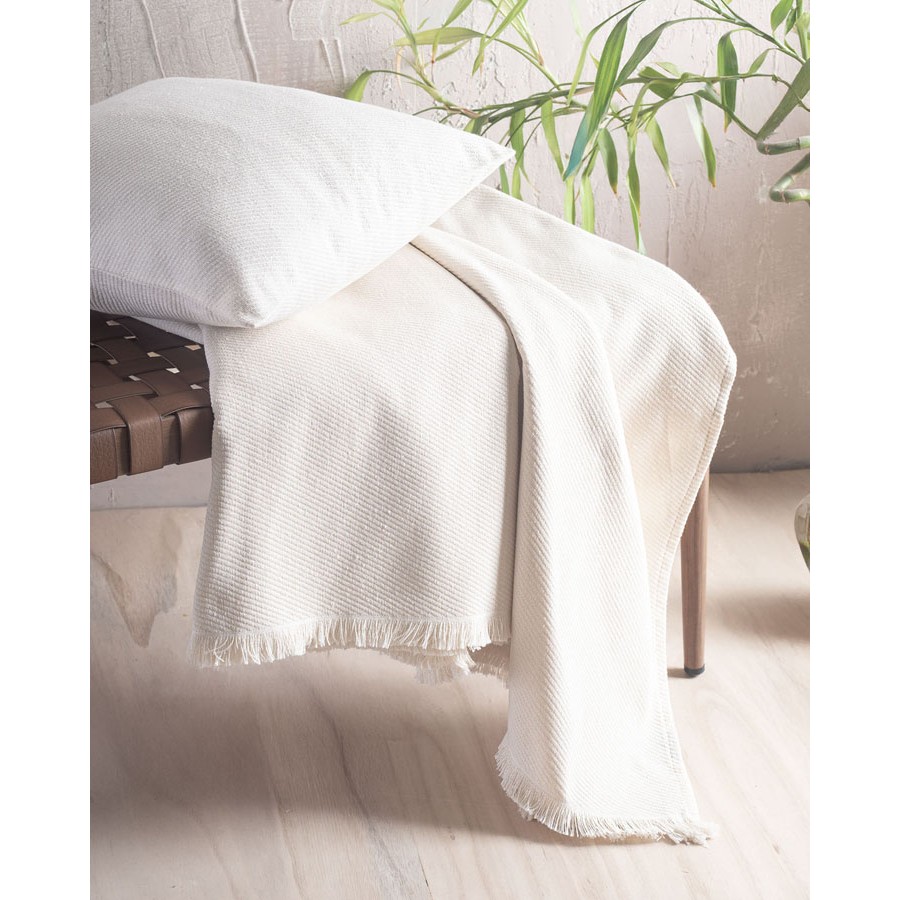 Ριχτάρι για Πολυθρόνα (160x180) Ζακάρ 4 Εποχών Rythmos Reve Εκρού