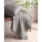 Ριχτάρι για Διθέσιο Καναπέ (180x240) Ζακάρ 4 Εποχών Rythmos Reve Καφέ - Γκρι